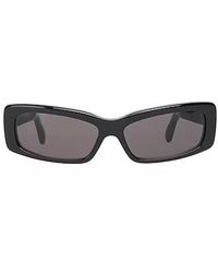 Balenciaga - Wrap-Around Plastic Frame Sunglasses - Lyst