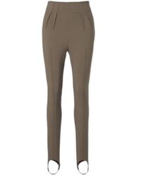 Mugler - Wool-Blend Stirrup Leggings - Lyst