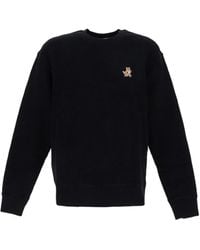 Maison Kitsuné - Maison Kitsuné Speedy Fox Patch Crewneck Sweatshirt - Lyst