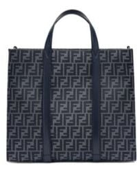 Fendi - Ff Jacquard Tote Bag - Lyst