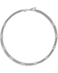 Dior - Cd Icon Thin Chain Link Necklace - Lyst