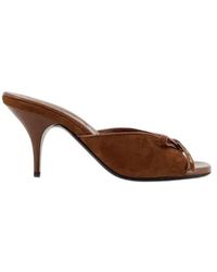 Miu Miu - Open-Toe High-Heeled Sandals - Lyst
