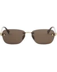 BVLGARI - Bulgari Rectangular Frame Sunglasses - Lyst