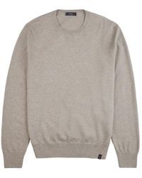 Fay - Round-Neck Wool Pullover - Lyst