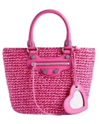 Balenciaga - Le Cagole Panier Small Tote - Lyst