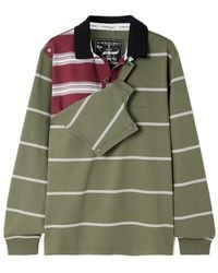 Y. Project - Layered Striped Hoodie - Lyst