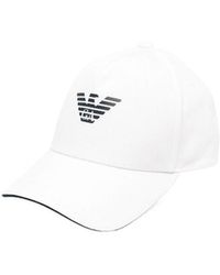Emporio Armani - Logo Printed Baseball Cap - Lyst