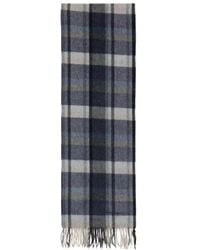 Ferragamo - Plaid Detail Scarf - Lyst