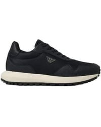 Emporio Armani - Logo Sneakers - Lyst