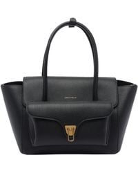 Coccinelle - Structured Flap Shoulder Bag - Lyst