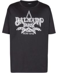 Balmain - Short-Sleeved T-Shirt - Lyst