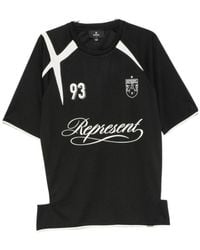 Represent - Logo Printed Football T-Shirt - Lyst