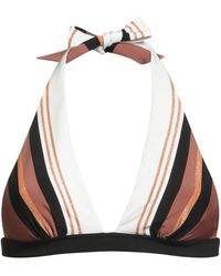 Max Mara - Striped Triangle Bikini - Lyst
