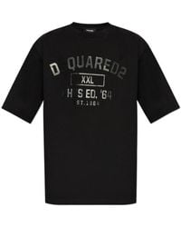 DSquared² - Logo Printed Crewneck T-Shirt - Lyst