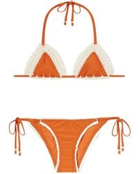 Zimmermann - Mahon Crocheted Swimsuit - Lyst