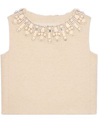 Celine - Embroidered Top - Lyst