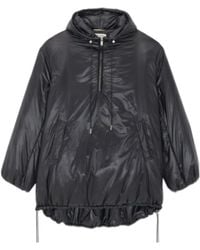 Saint Laurent - Half-Zip Hooded Jacket - Lyst