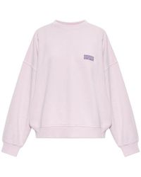 American Vintage - Logo Crewneck Sweatshirt - Lyst
