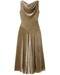 Altuzarra - Stretch-Velvet Midi Dress - Lyst