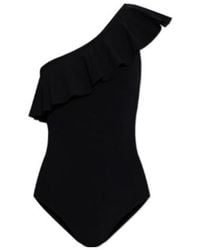 Isabel Marant - Sicilya Ruffled One-Shoulder Swimsuit - Lyst