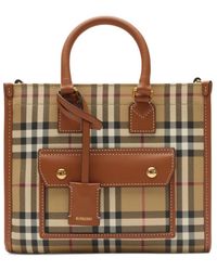 Burberry - Mini Freya Tote Bag - Lyst