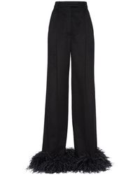 Prada - Pleated Tailored Trousers - Lyst