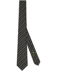 Gucci - Horsebit Silk Jacquard Tie - Lyst