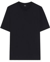 BOSS - Short-Sleeved Sweater With Knitted Structure - Lyst