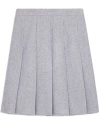 Celine - Pleated Skirt - Lyst