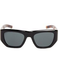 Saint Laurent - Eyewear Rectangular Frame Sunglasses - Lyst