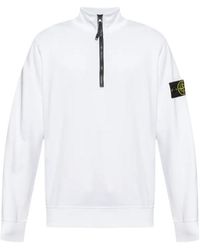 Stone Island - Compass-Badge Sweatshirt - Lyst