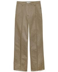 Prada - Pleated Straight-Leg Pants - Lyst