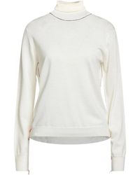 Maison Margiela - Solid Color Wool Knit Sweater - Lyst