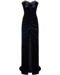 Alessandra Rich - Lace-Detailing Maxi Dress - Lyst