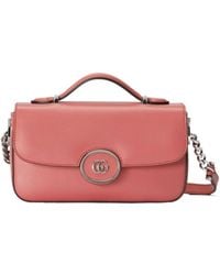 Gucci - Double G Logo Mini Shoulder Bag - Lyst