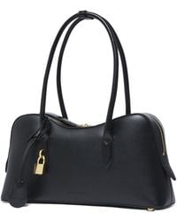 Stella McCartney - Stella Ryder Lock Plaque Shoulder Bag - Lyst