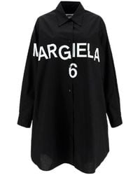 Maison Margiela - 6 Logo Shirt Dress - Lyst