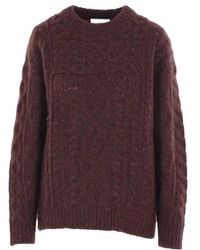 Isabel Marant - Isabel Marant Étoile Crewneck Ribbed Jumper - Lyst