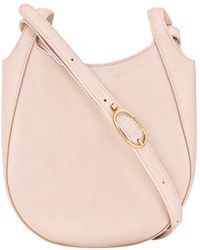 Longchamp - Le Foulonné S Grained-Leather Shoulder Bag - Lyst
