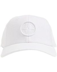 Stone Island - Junior Compass-Motif Curved Peak Baseball Cap - Lyst