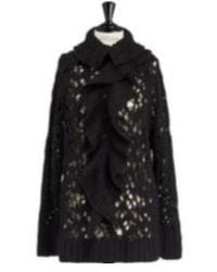 Dior - Sweater With Removable Ruched Collar - Lyst