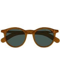 Montblanc - Eyewear Round Frame Sunglasses - Lyst