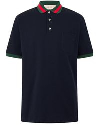 Gucci - Short-Sleeved Polo Shirt - Lyst