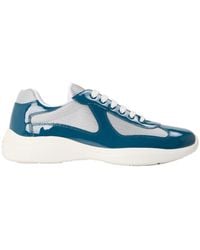 Prada - Color Blocked Low Top Trainers - Lyst