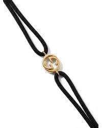 Gucci - Interlocking 18K Charm Bracelet - Lyst