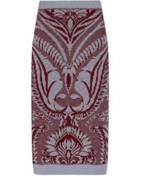 Etro - Woolen Skirt - Lyst