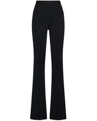 Palm Angels - Monogram Jacquard Knitted Pants - Lyst
