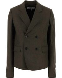 Loewe - Long-Sleeved Suit Coat - Lyst