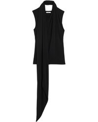 Ami Paris - Ami Decorative Tab Sleeveless Top - Lyst