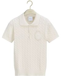 Dior - Short-Sleeved Wool Knit Top - Lyst